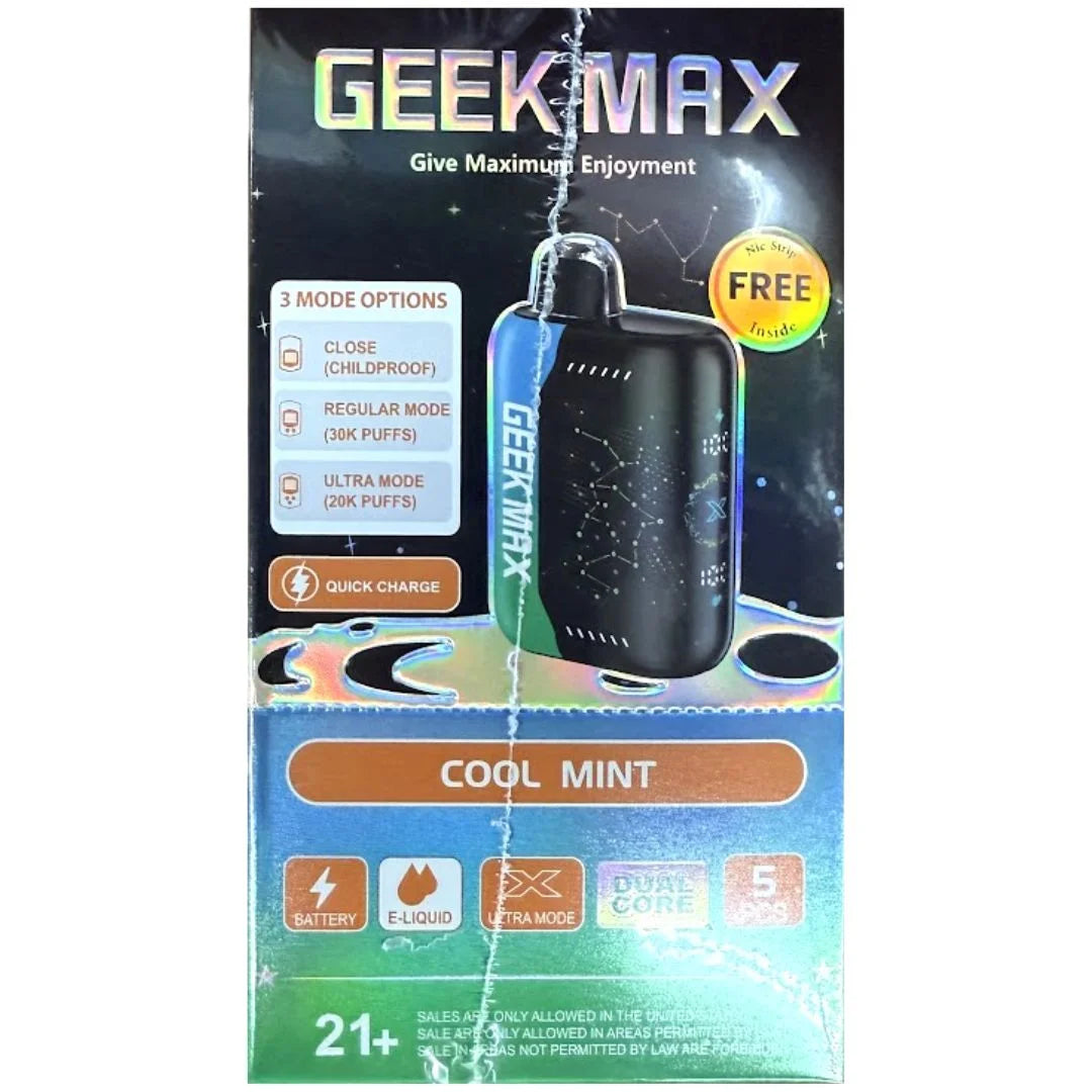geek max 30k disposable vape Geek Bar Meloso 30K Vape main image 0