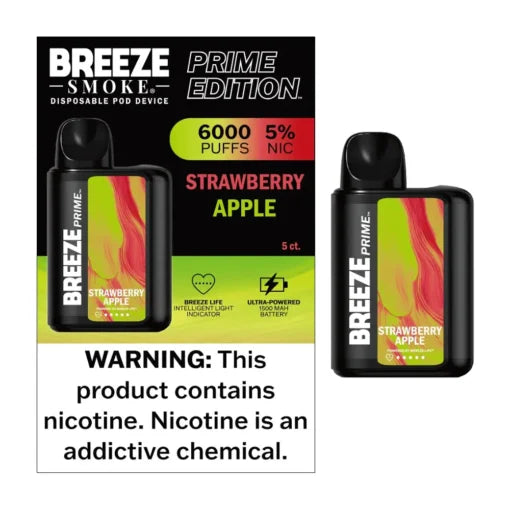 Breeze Prime Disposable (Strawberry Apple) Breeze Prime Disposable (Strawberry Apple)