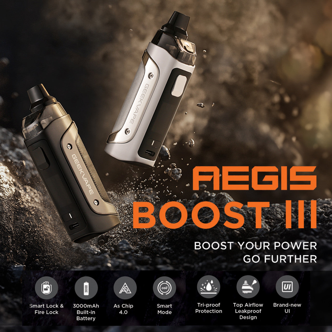 Geekvape Aegis Boost III - 60W Pod Kit Geekvape Aegis Boost III - 60W Pod Kit