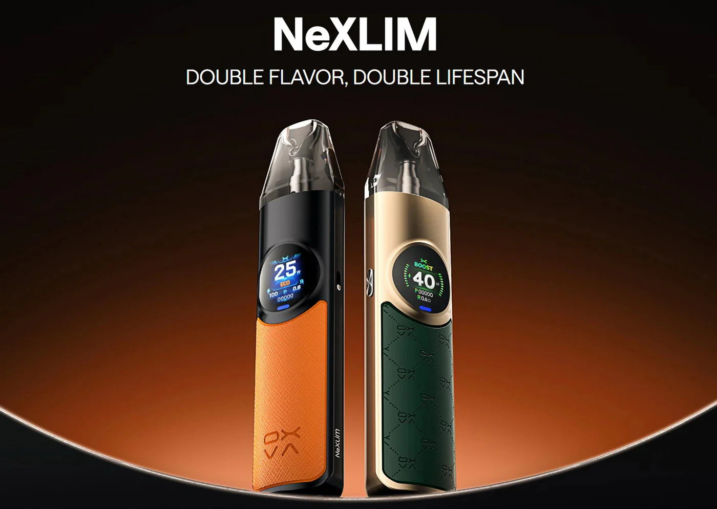 oxva nexlim kit OXVA NeXLIM, 40W Dual Mesh Pod, 1500 mAh, 4 mL Cartridge, Double Flavor and  Lifespan