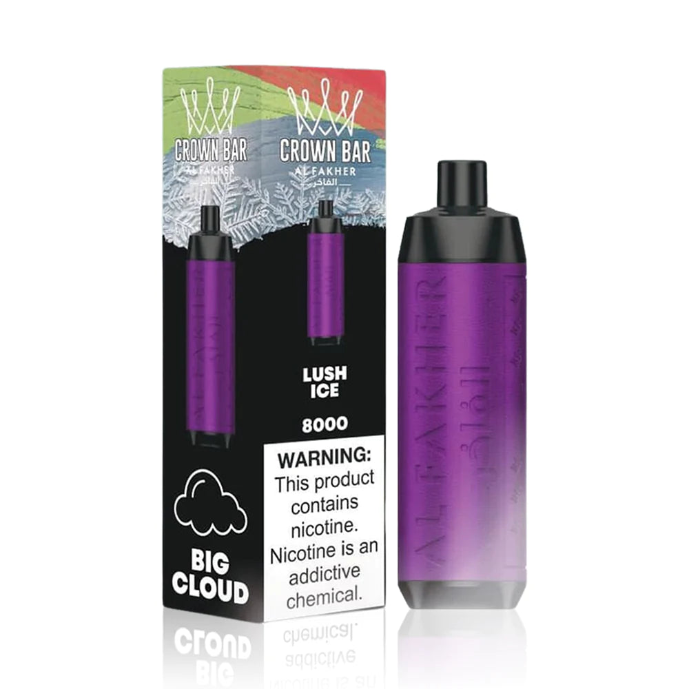 Al Fakher Crown Bar Pro 8000 (Lush Ice) Al Fakher Crown Bar Pro 8000 (Lush Ice)