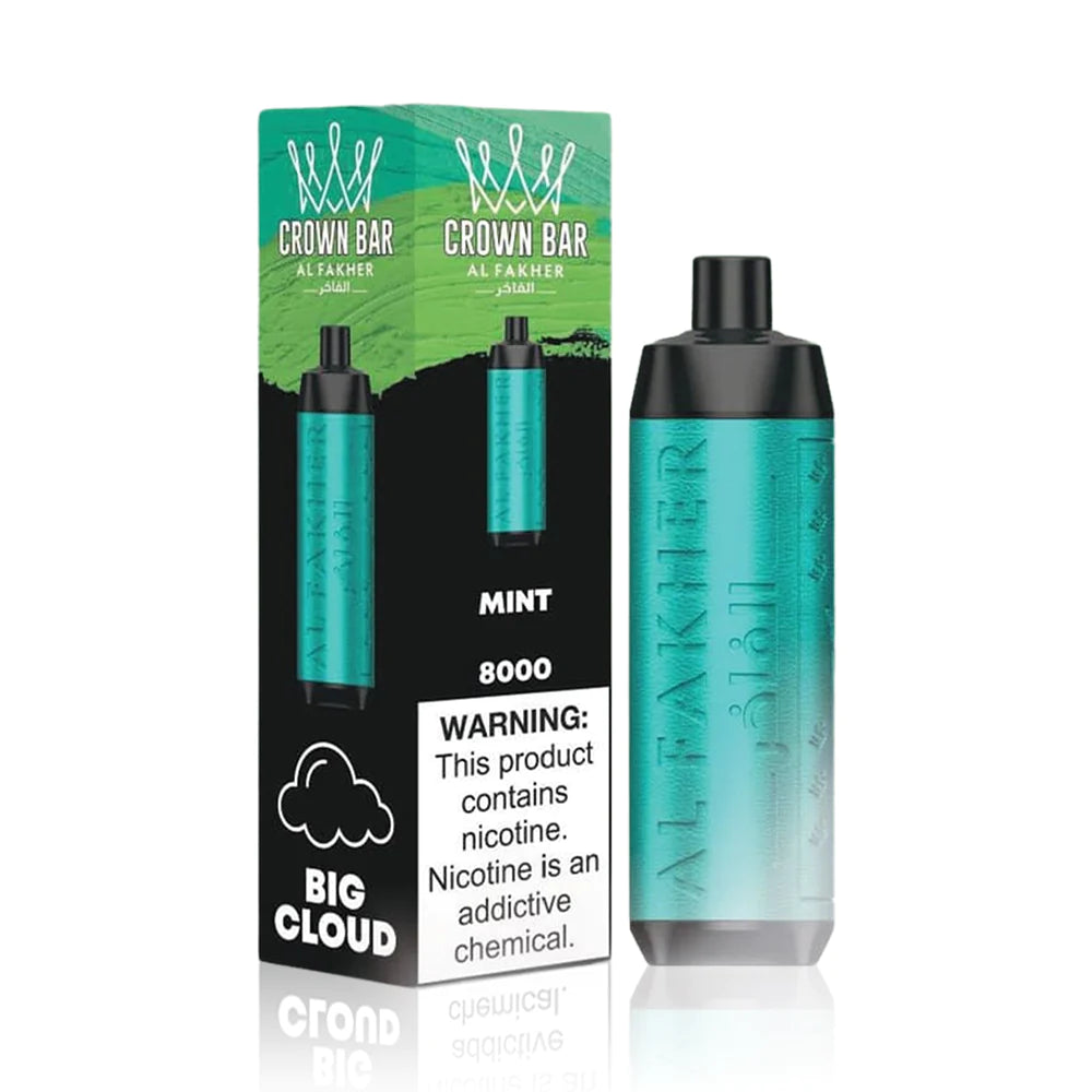 Al Fakher Crown Bar Pro 8000 (Mint) Al Fakher Crown Bar Pro 8000 (Mint)