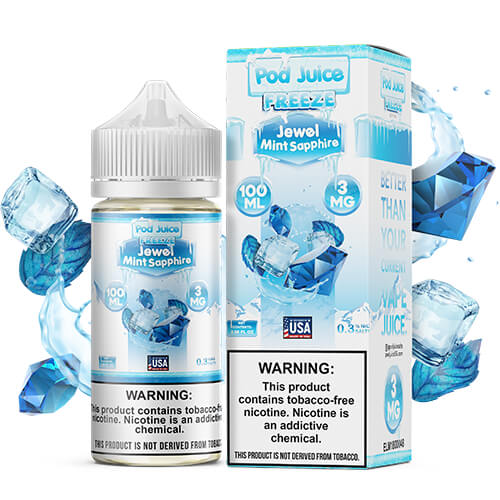 jewel mint sapphire vape juice Pod Juice - Jewel Mint Sapphire