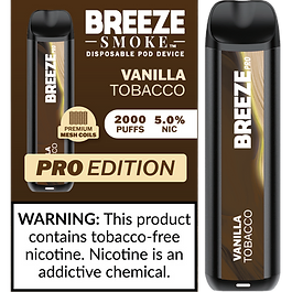 Breeze Pro Disposable (Vanilla Tobacco) Breeze Pro Disposable (Vanilla Tobacco)