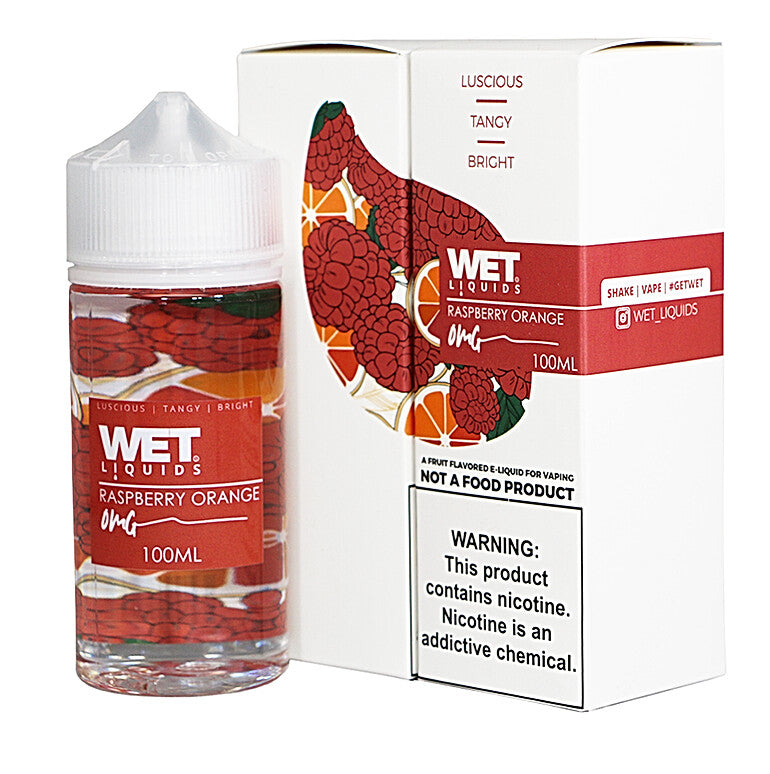 WET Liquids - Raspberry Orange - 100mL WET Liquids - Raspberry Orange - 100mL