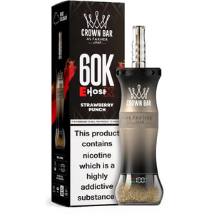 Al Fakher Crown Bar 60K E-Hose (Strawberry Punch)
