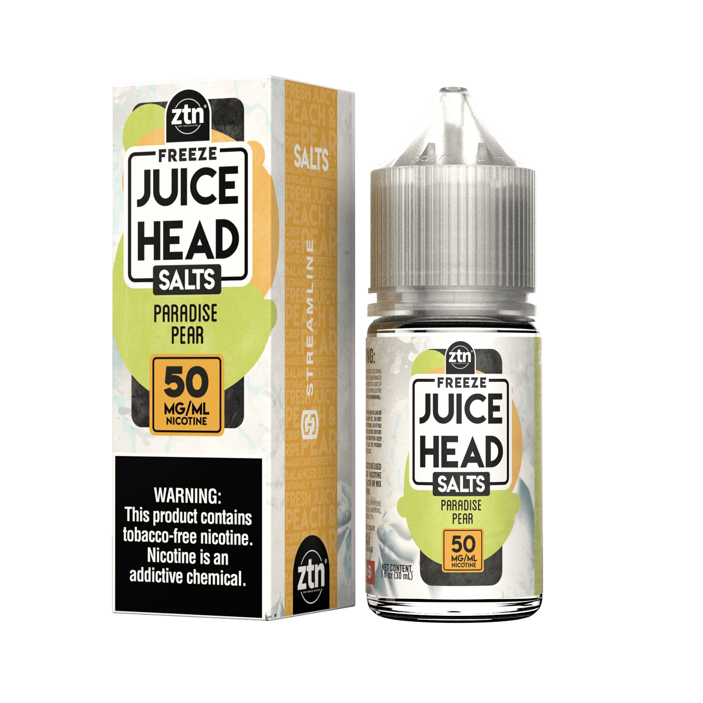 Juice Head Salts - Peach Pear Freeze - 30mL