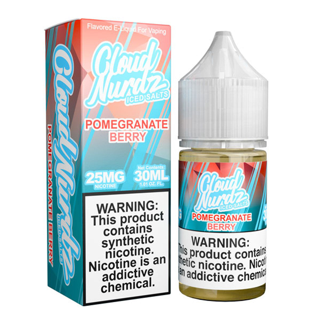 Cloud Nurdz Salts - Iced Pomegranate Berry - 30mL