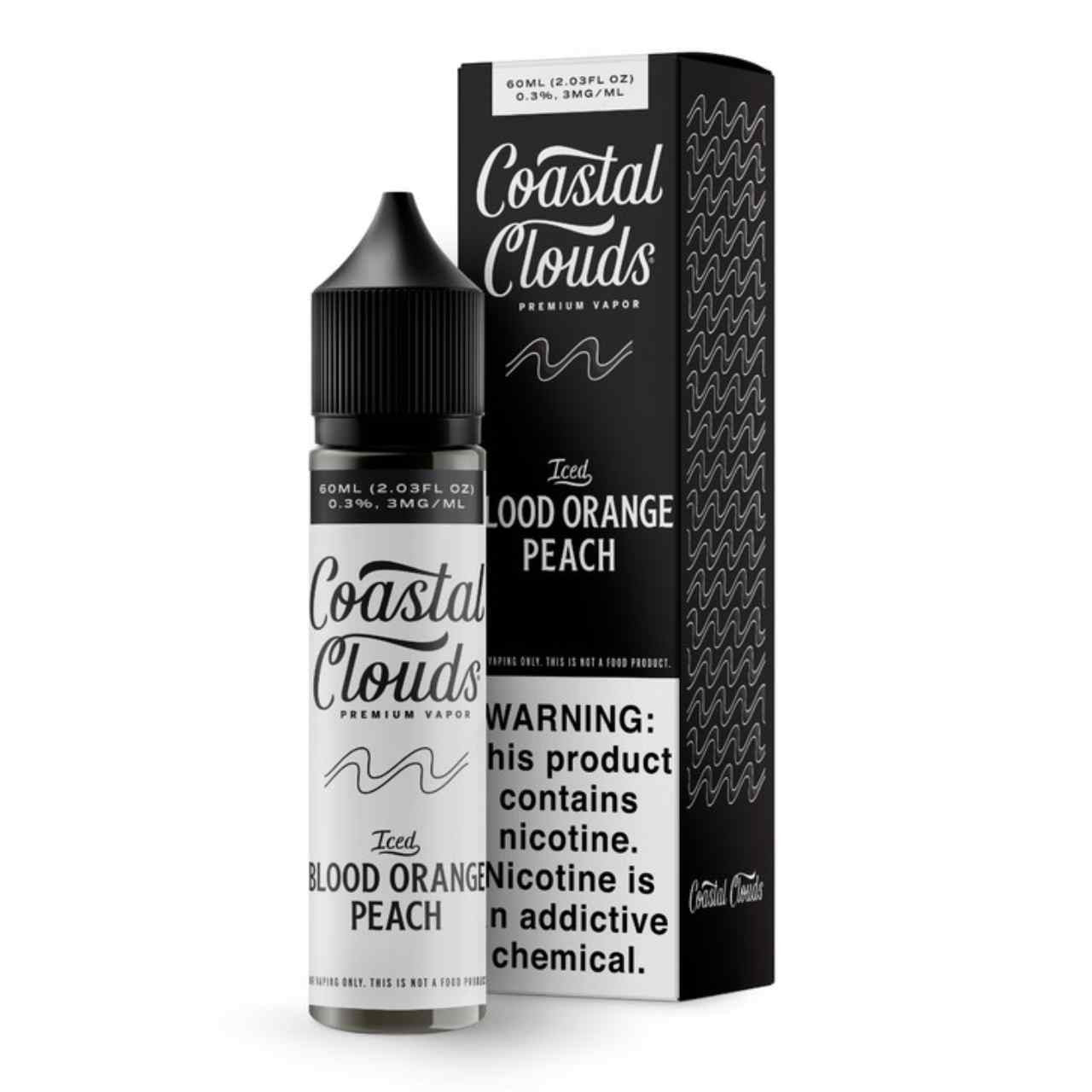 Coastal Clouds - Iced Blood Orange Peach - 60mL