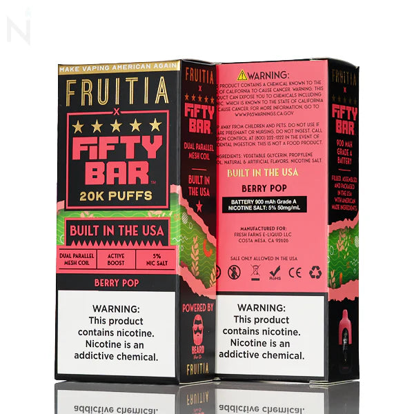 Fifty Bar 20k (Berry Pop)