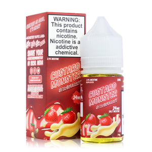 Custard Monster Salts - Strawberry - 30mL