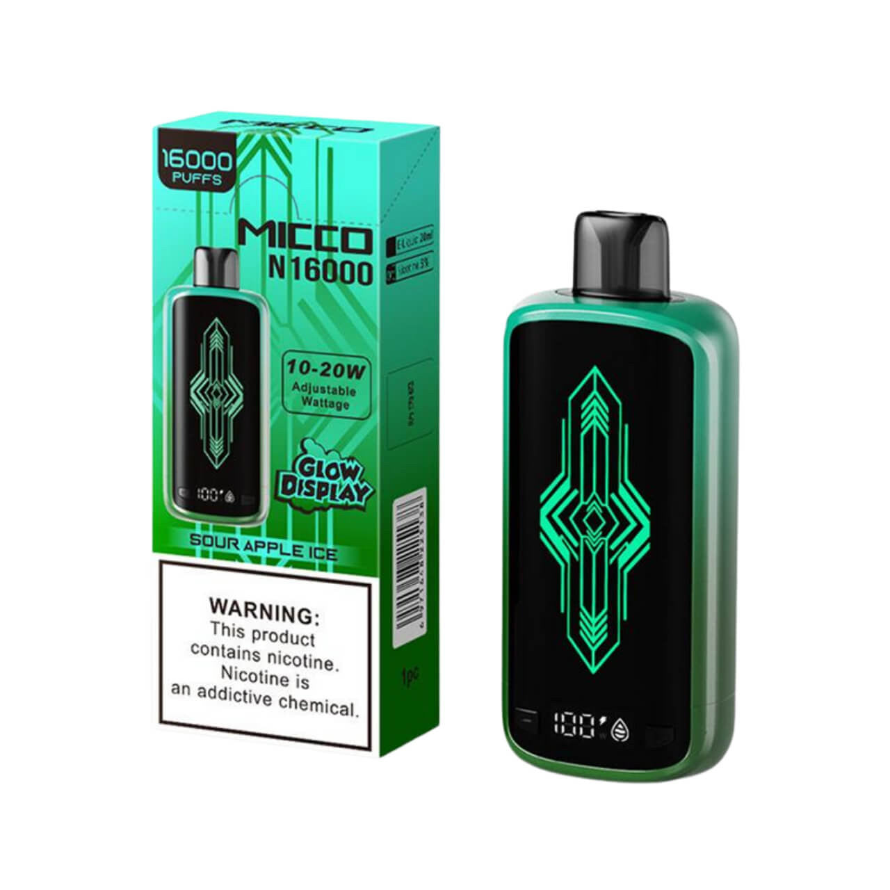 MICCO NI16000 Disposable (Sour Apple Ice)