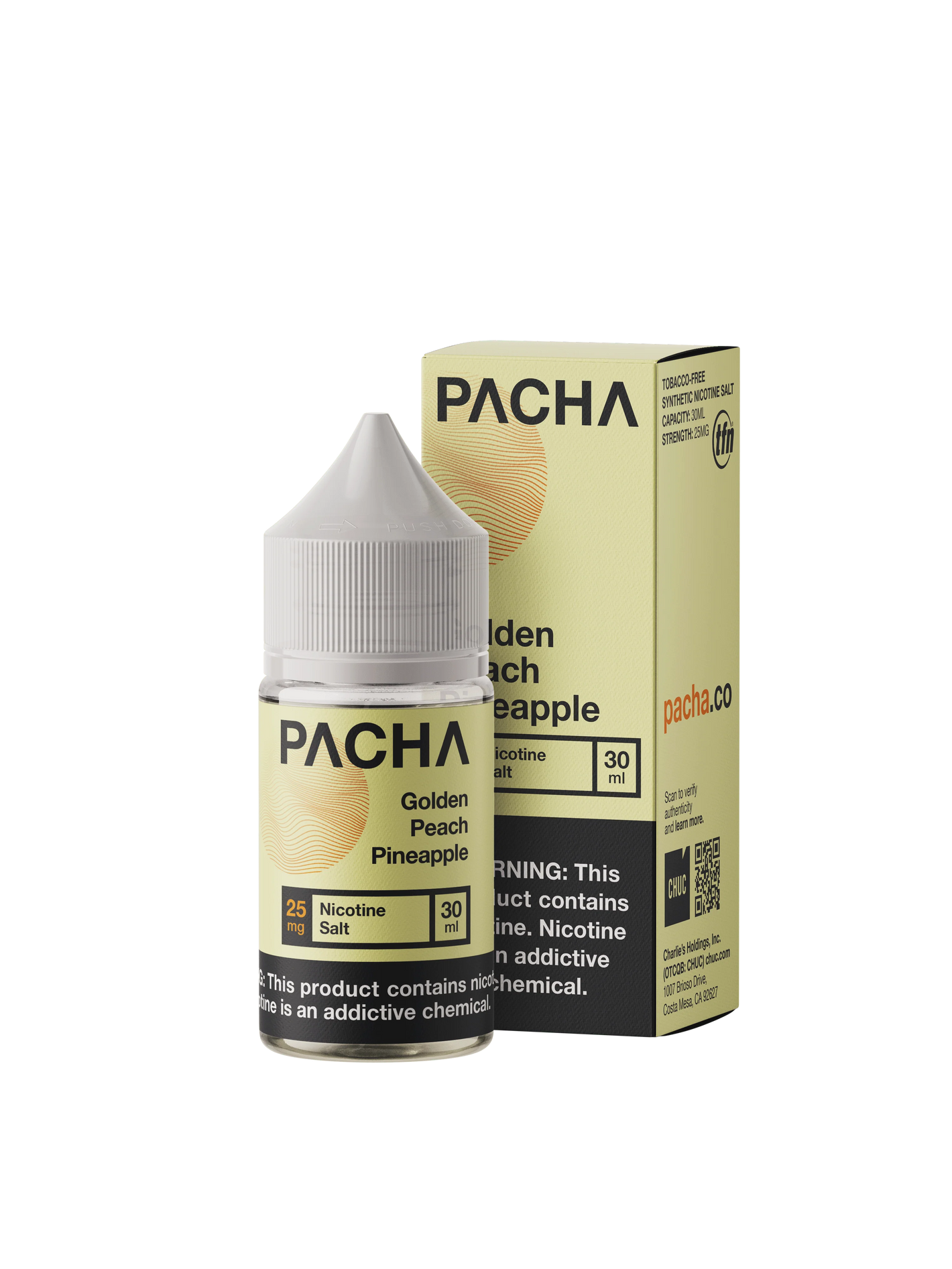 Pacha Syn Salts - Golden Peach Pineapple - 30mL