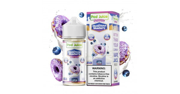 Pod Juice - Glazed Blueberry Donut - 100mL