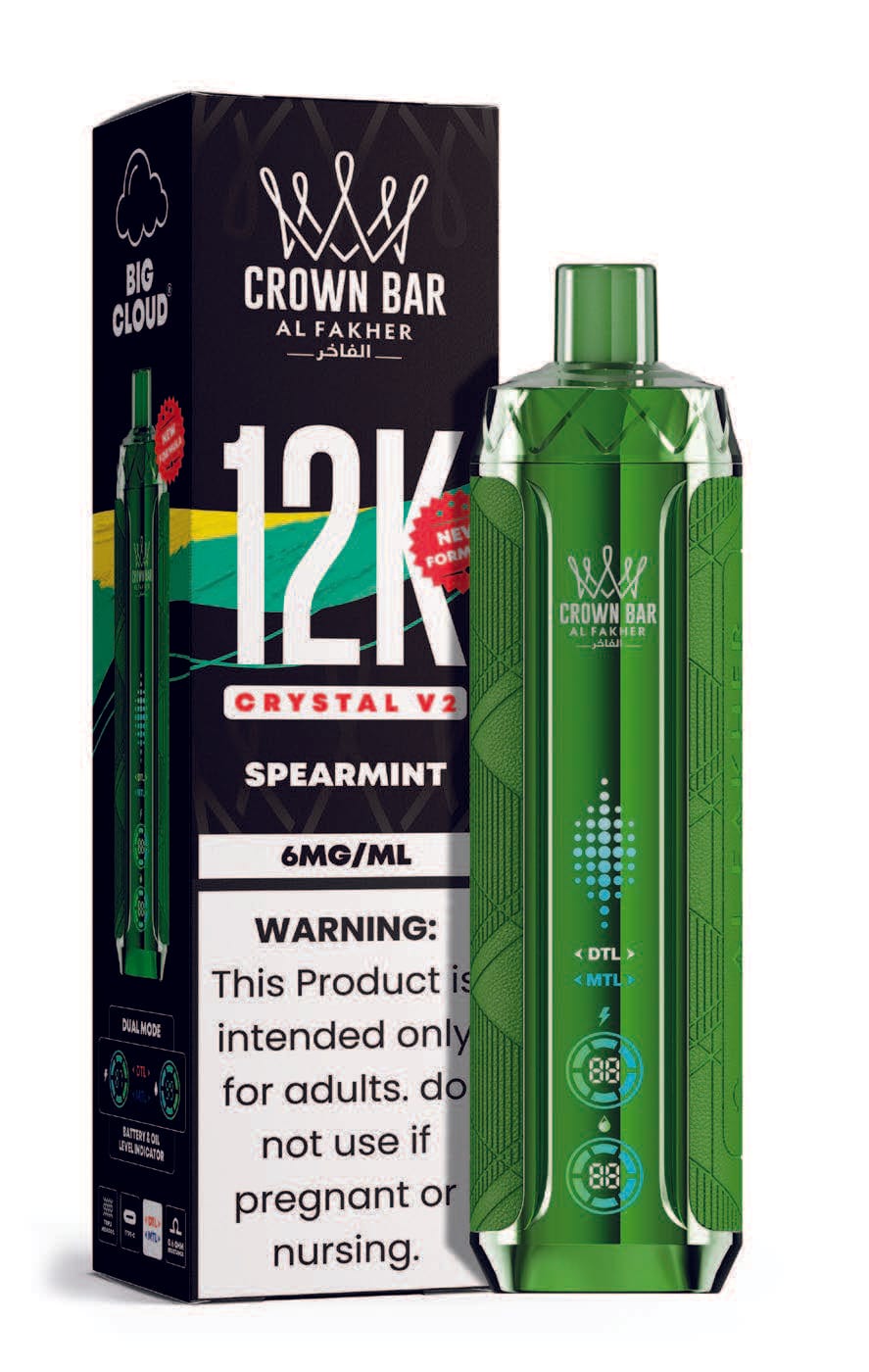 Al Fakher Crown Bar V2 12K (Spearmint)