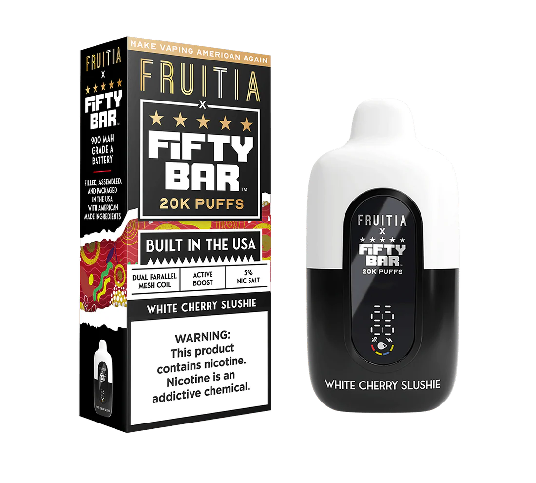 Fifty Bar 20k (White Cherry Slushie)