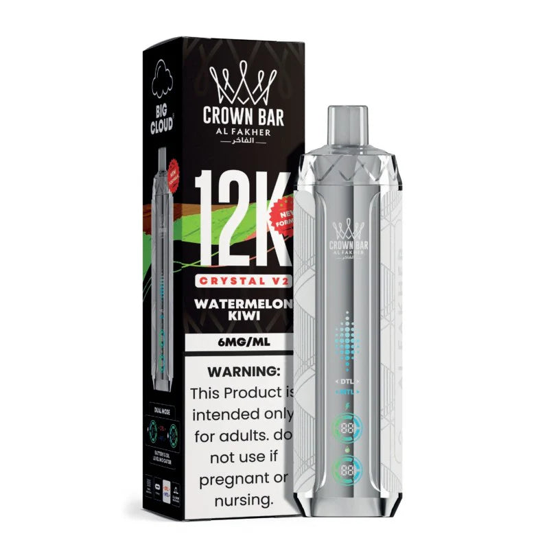 Al Fakher Crown Bar V2 12K (Watermelon Kiwi)