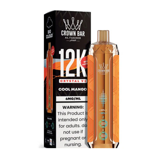 Al Fakher Crown Bar V2 12K (Cool Mango)