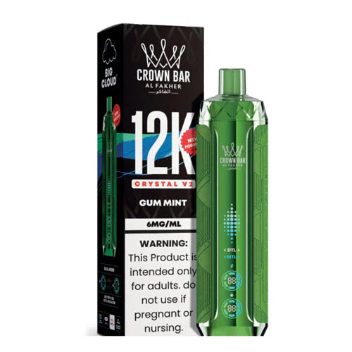 Al Fakher Crown Bar V2 12K (Gum Mint)