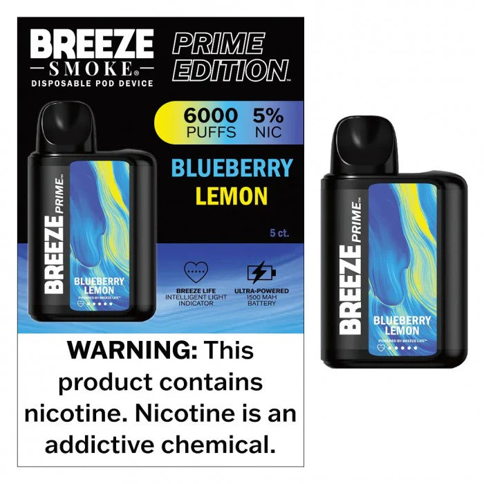 Breeze Prime Disposable (Blueberry Lemon)