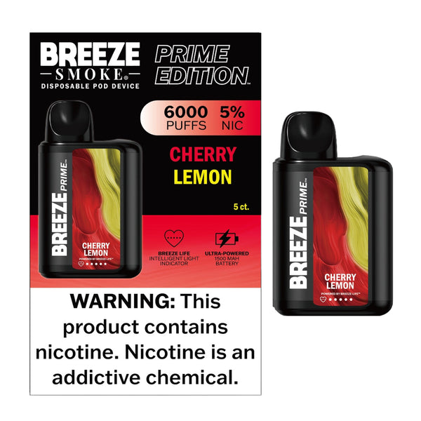 Breeze Prime Disposable (Cherry Lemon)