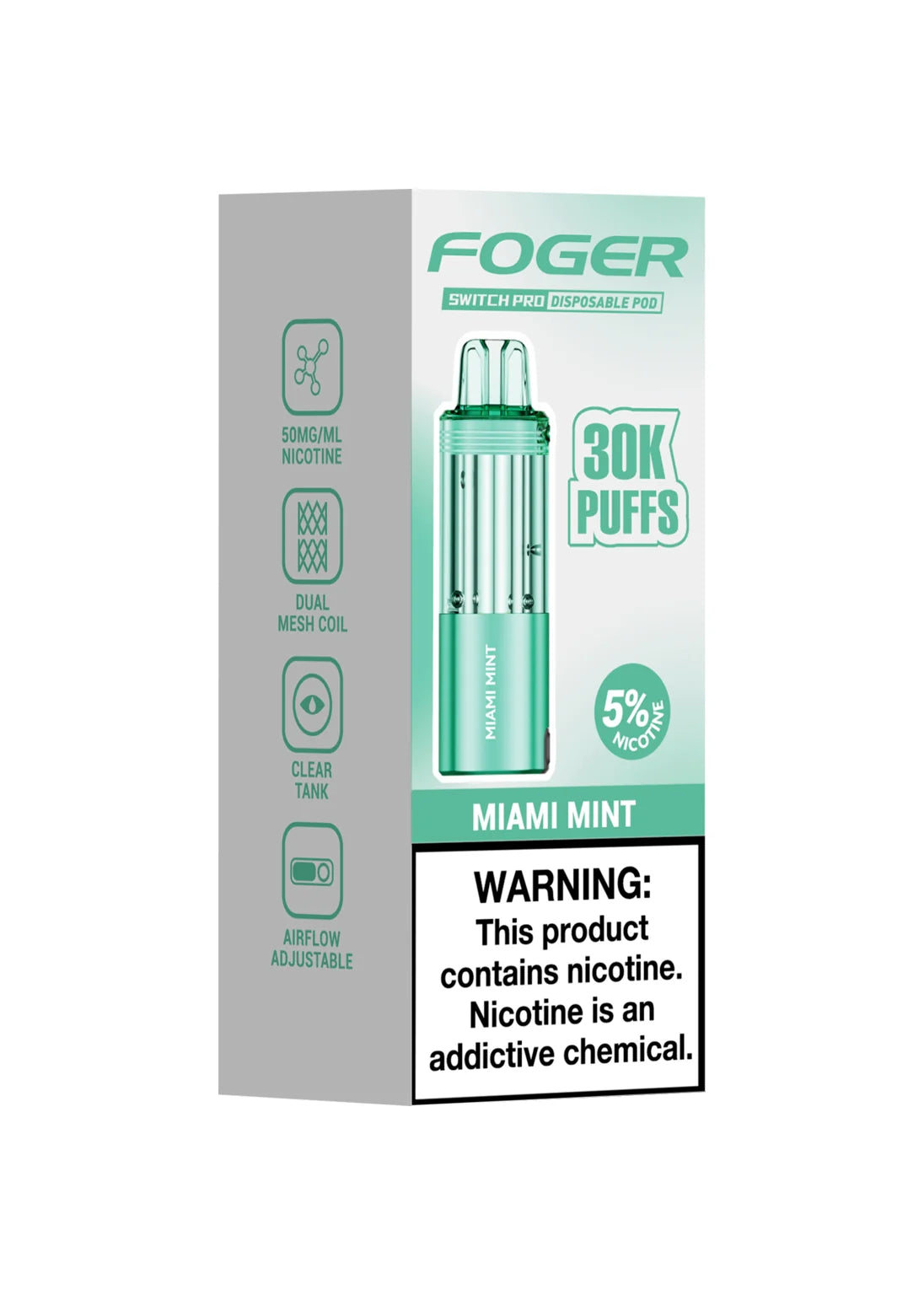 Foger 30K Switch Pro Pod Only (Miami Mint)