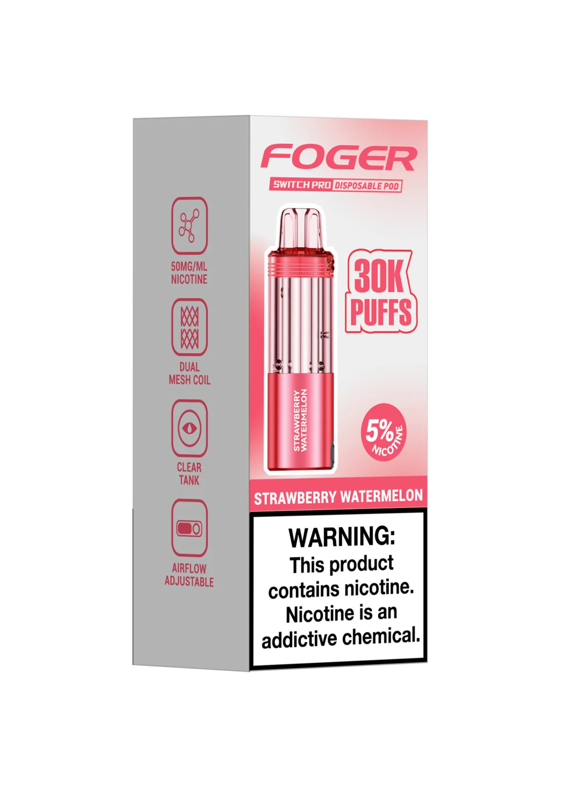 Foger 30K Switch Pro Pod Only (Strawberry Watermelon)