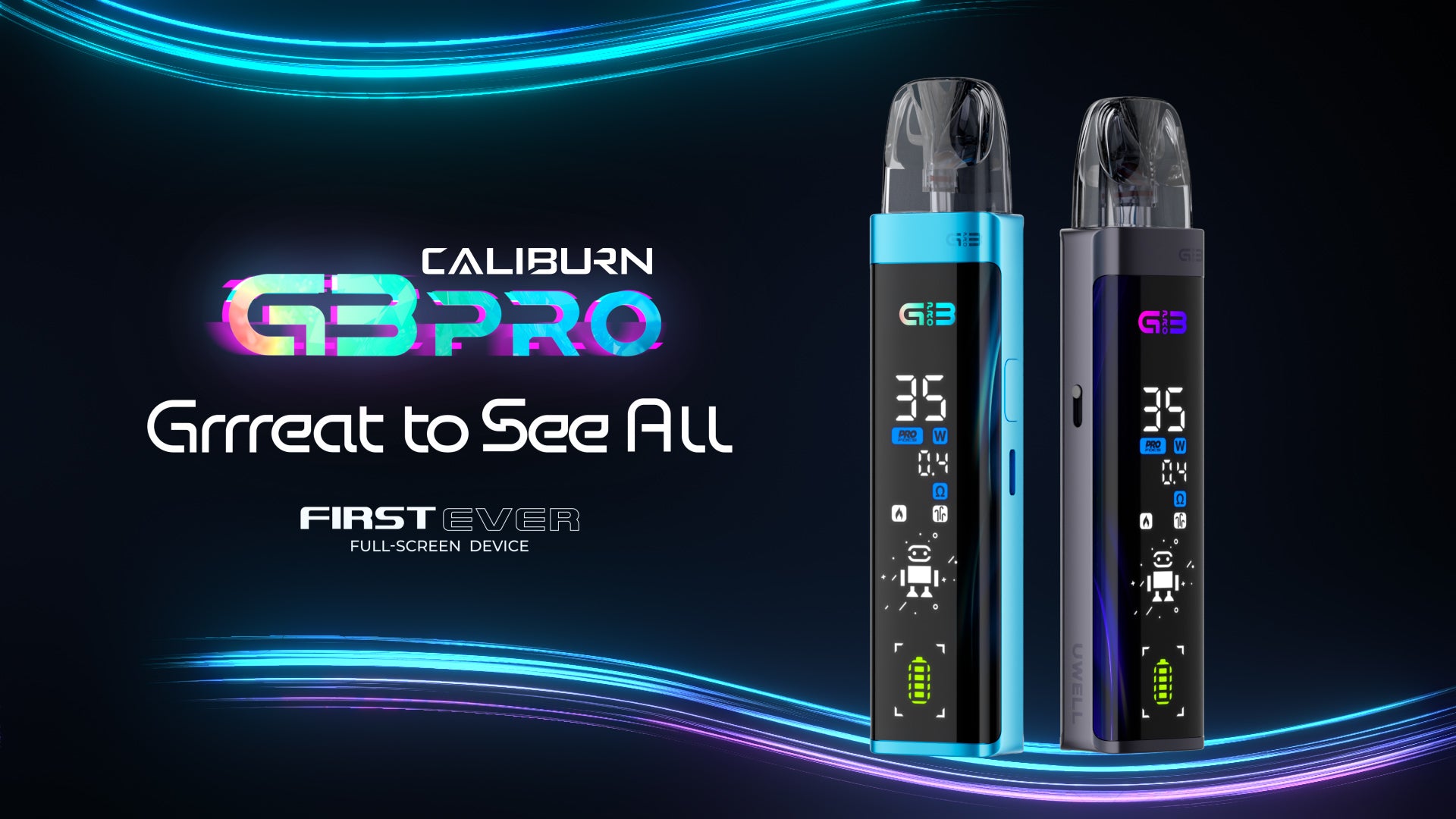 Uwell Caliburn G3 Pro - 35W Pod Kit Uwell Caliburn G3 Pro - 35W Pod Kit
