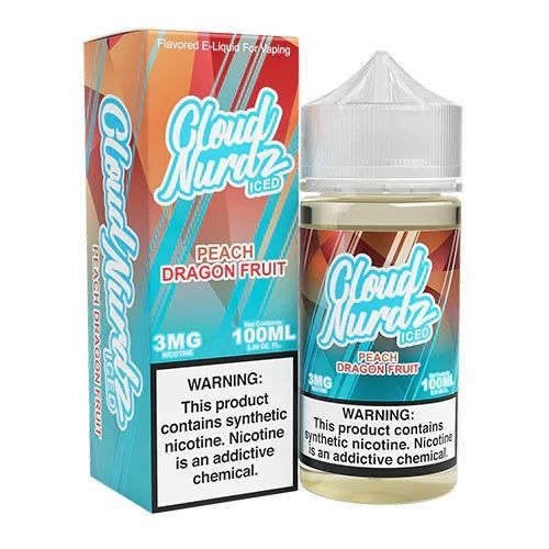 Cloud Nurdz - Iced Peach Dragonfruit - 100mL