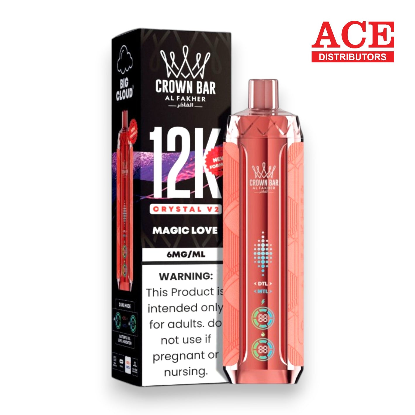 Al Fakher Crown Bar V2 12K (Magic Love)