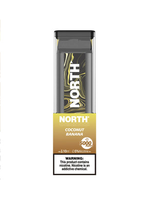 North 5000 5% 10mL Disposable (Coconut Banana)