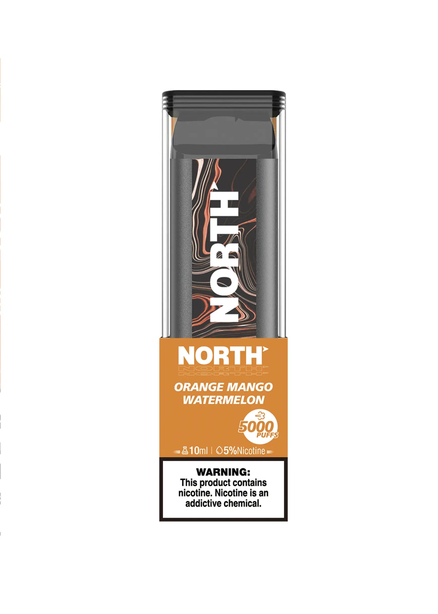 North 5000 5% 10mL Disposable (Orange Mango Watermelon)
