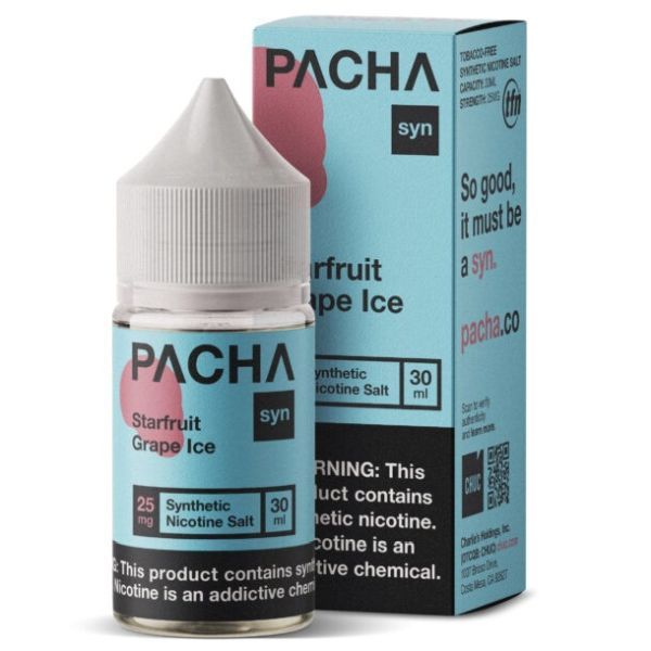 Pacha Syn Salts - Starfruit Grape Ice - 30mL