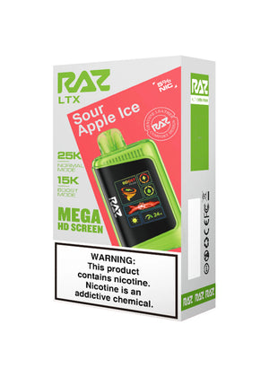 Raz LTX 25K (Sour Apple Ice)