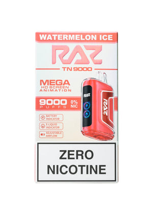 Raz TN9000 0% Disposable (Watermelon Ice)