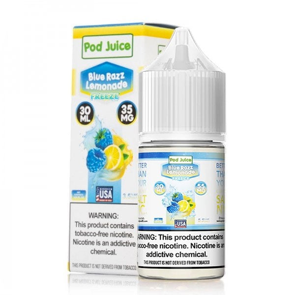 Pod Juice Salts - Blue Razz Lemonade Freeze - 30mL