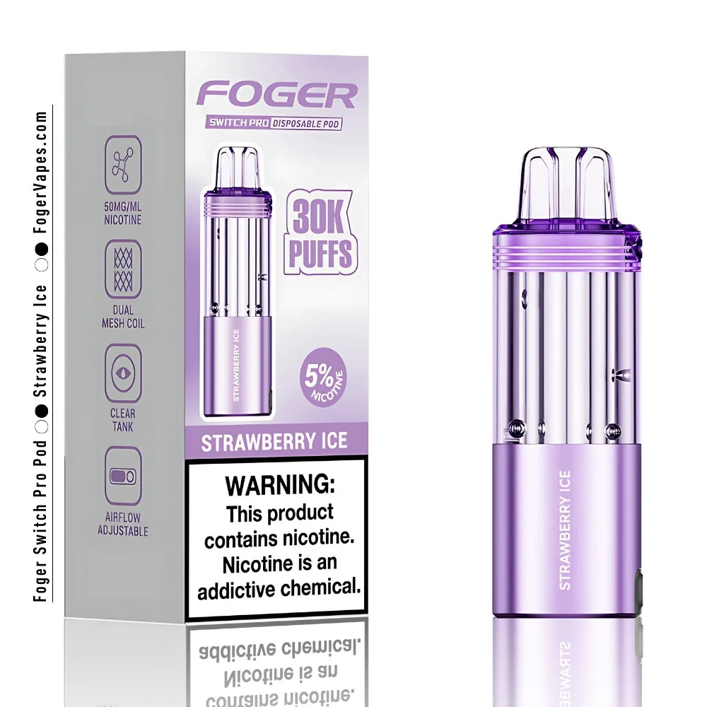 Foger 30K Switch Pro Pod Only (Strawberry Ice)