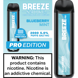 Breeze Pro Disposable (Blueberry Mint)