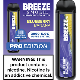 Breeze Pro Disposable (Blueberry Banana) Breeze Pro Disposable (Blueberry Banana)