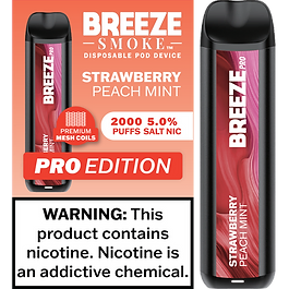 Breeze Pro Disposable (Strawberry Peach Mint)