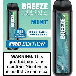 Breeze Pro Disposable (Mint) Breeze Pro Disposable (Mint)