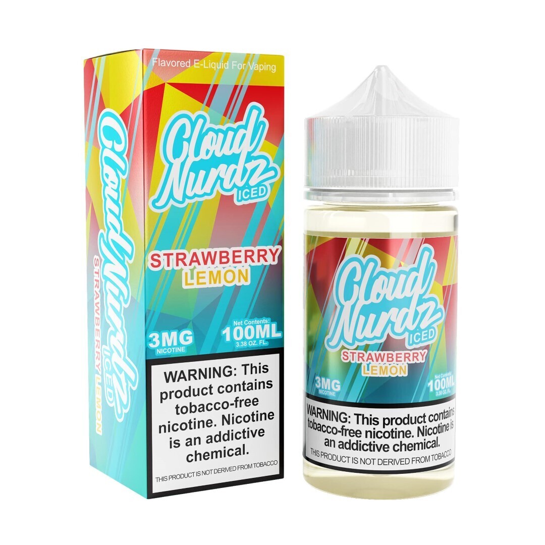 Cloud Nurdz - Iced Strawberry Lemon - 100mL