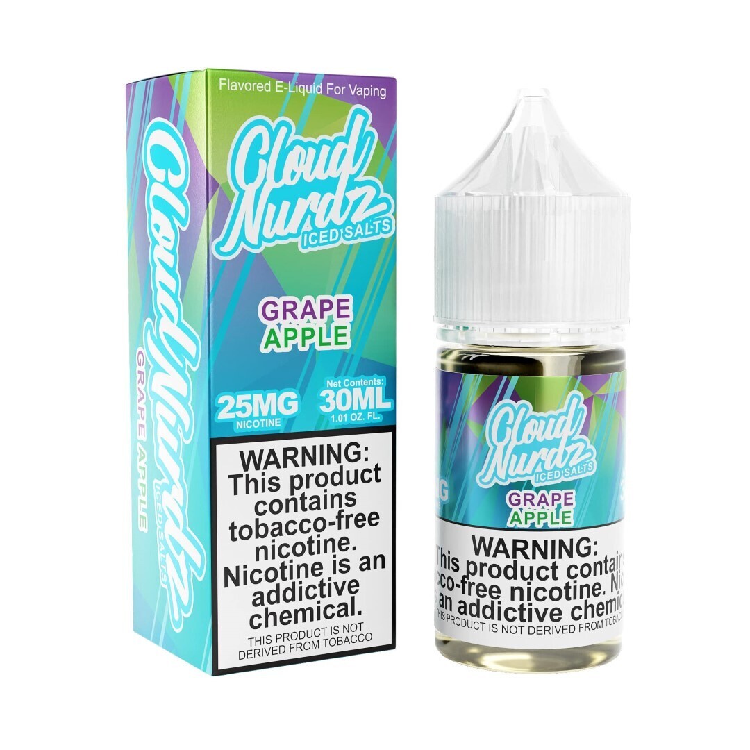 Cloud Nurdz Salts - Iced Grape Apple - 30mL