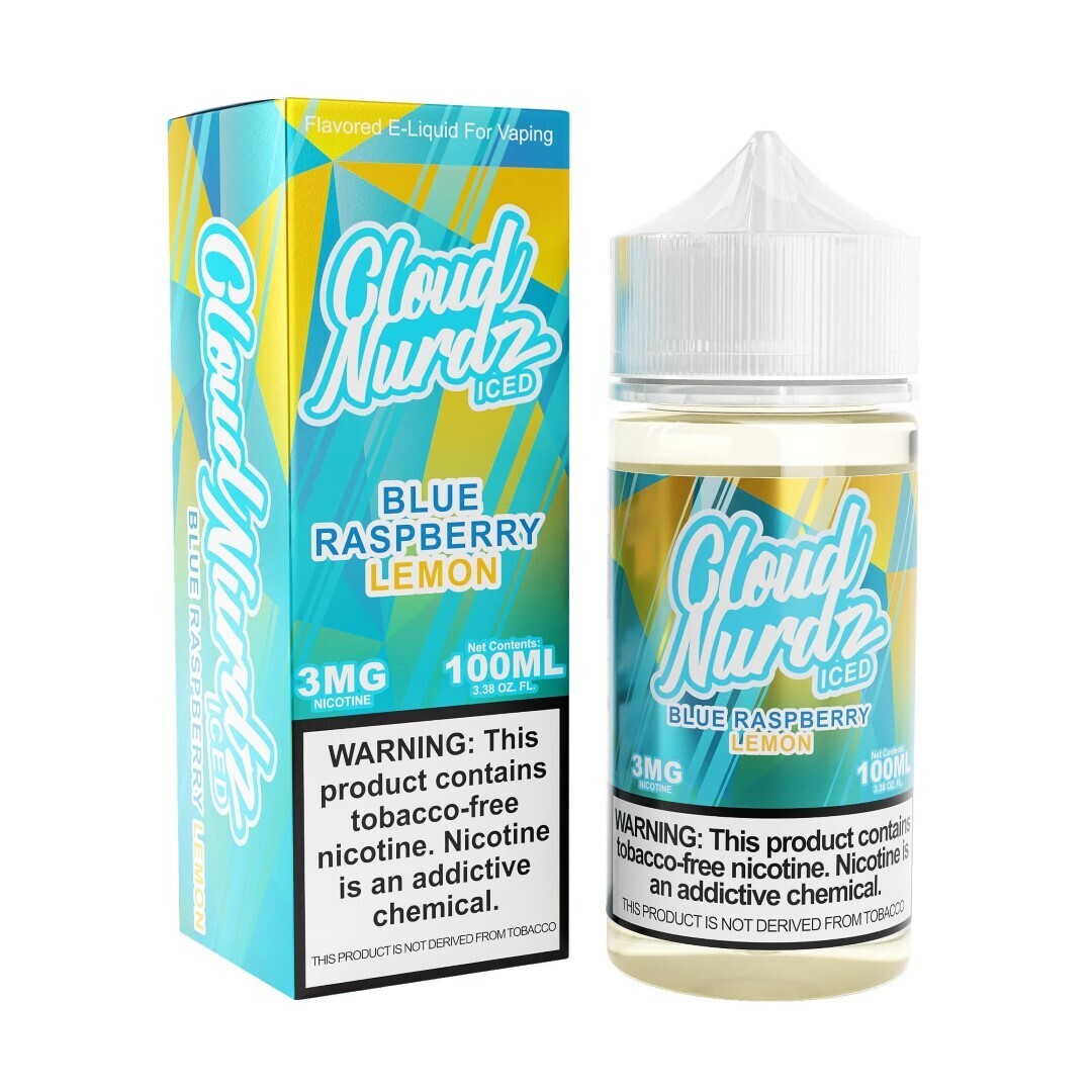 Cloud Nurdz - Iced Blue Raspberry Lemon - 100mL