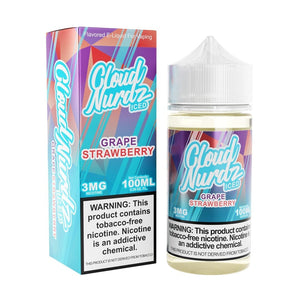 Cloud Nurdz - Iced Grape Strawberry - 100mL