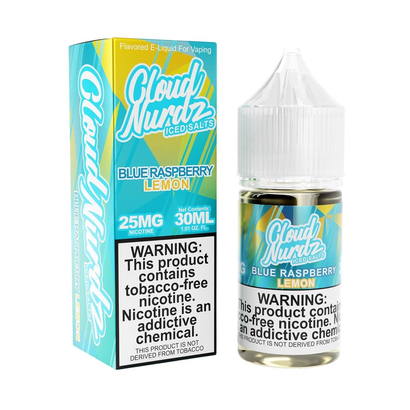 Cloud Nurdz Salts - Iced Blue Raspberry Lemon - 30mL