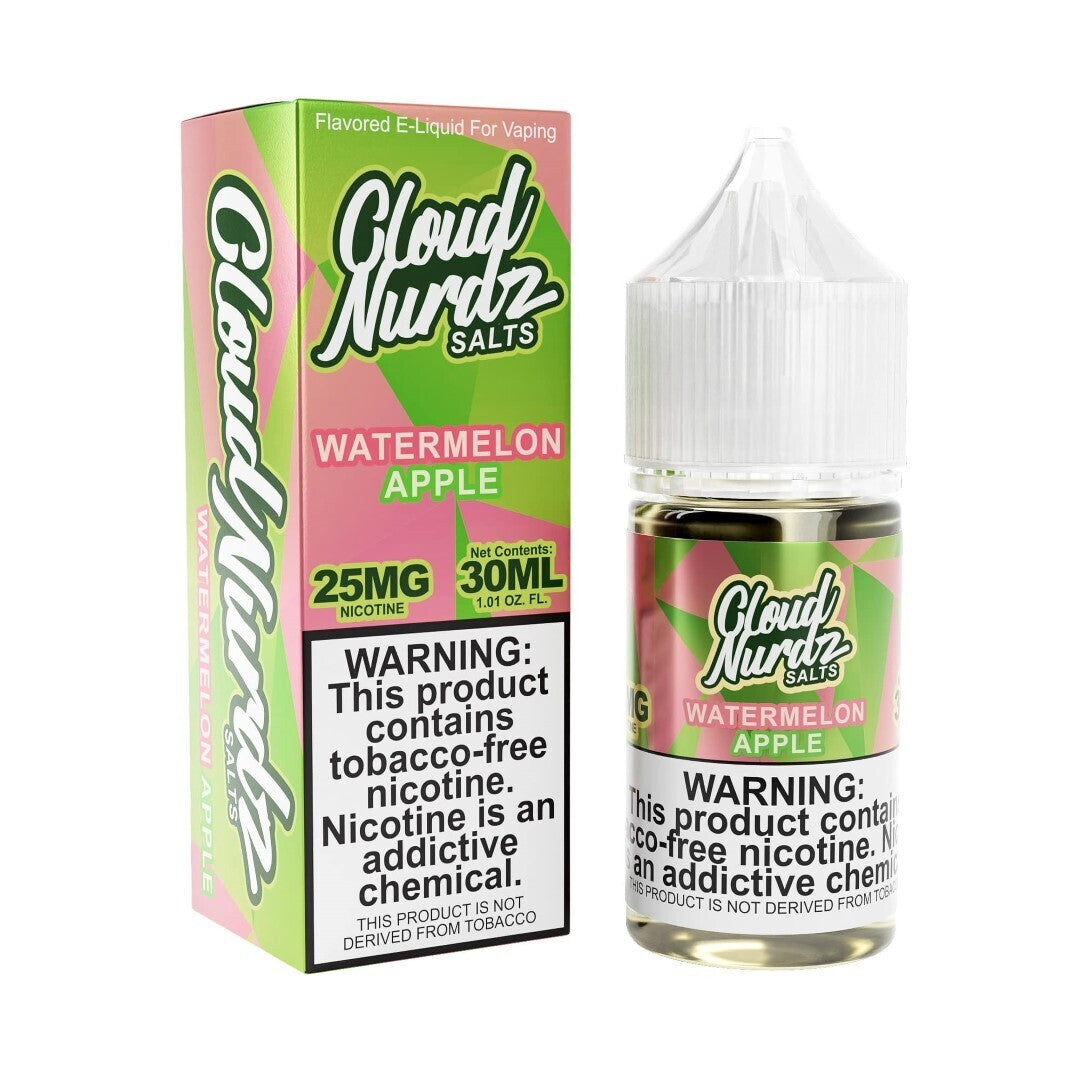 Cloud Nurdz Salts - Watermelon Apple - 30mL