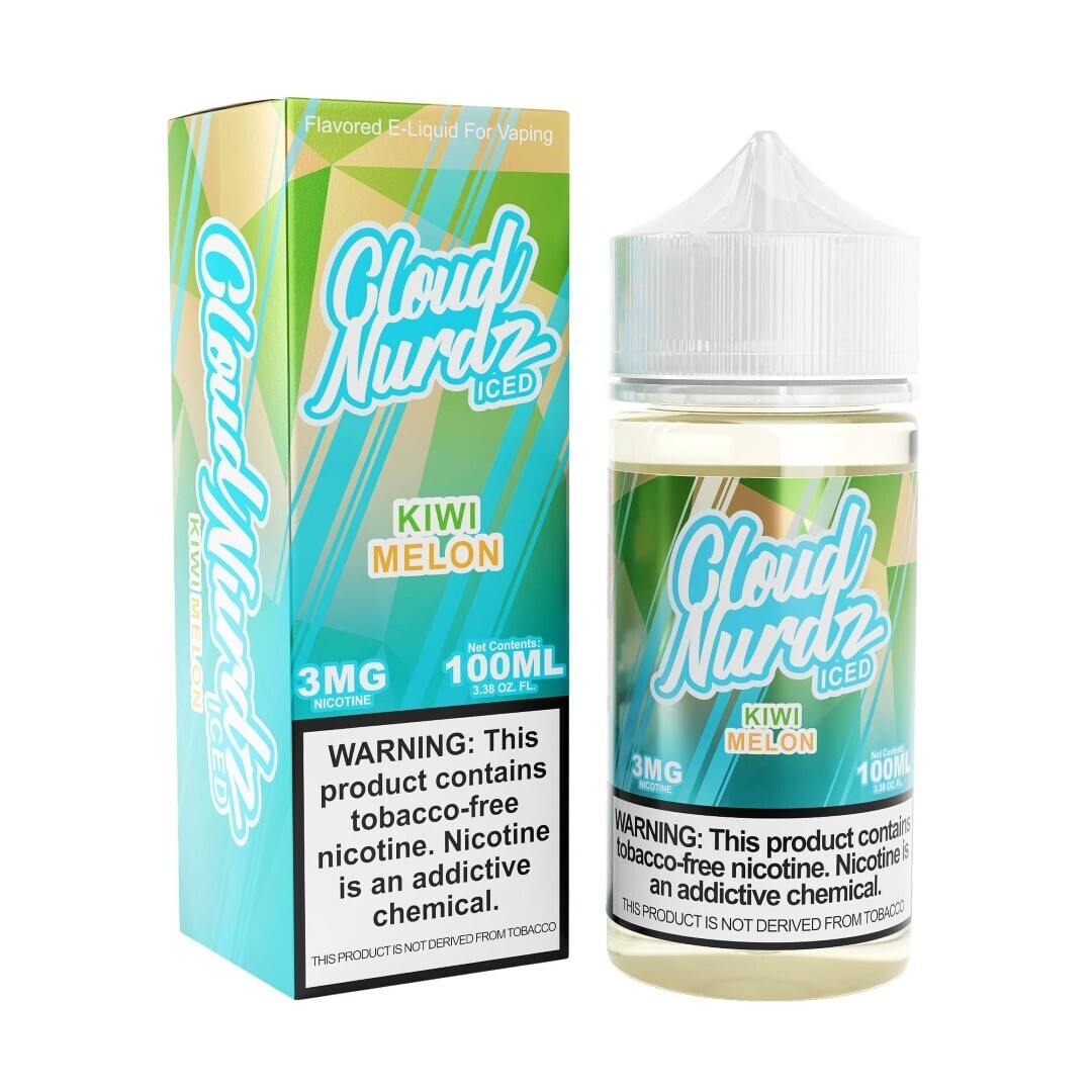 Cloud Nurdz - Iced Kiwi Melon - 100mL