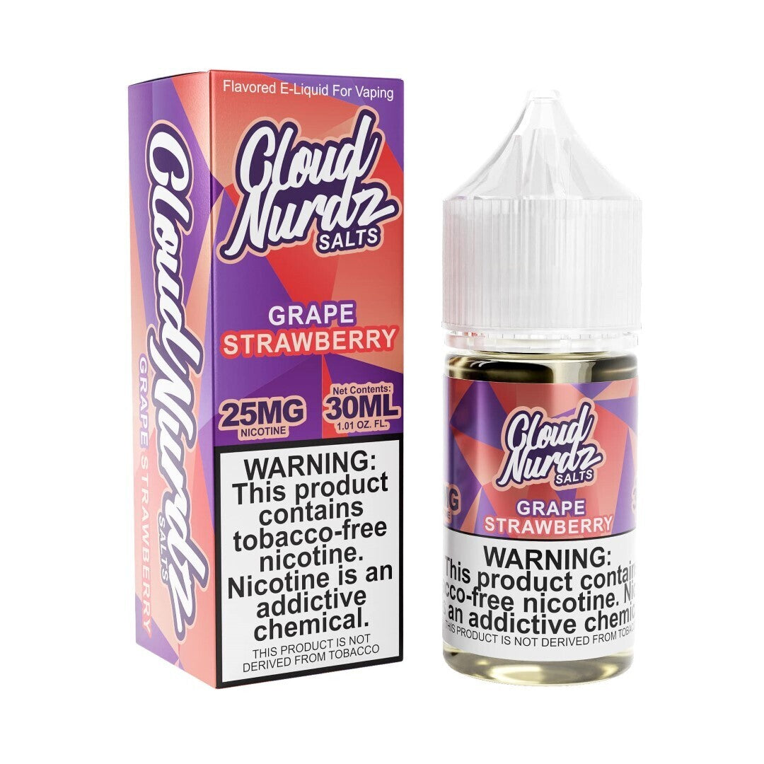 Cloud Nurdz Salts - Grape Strawberry - 30mL