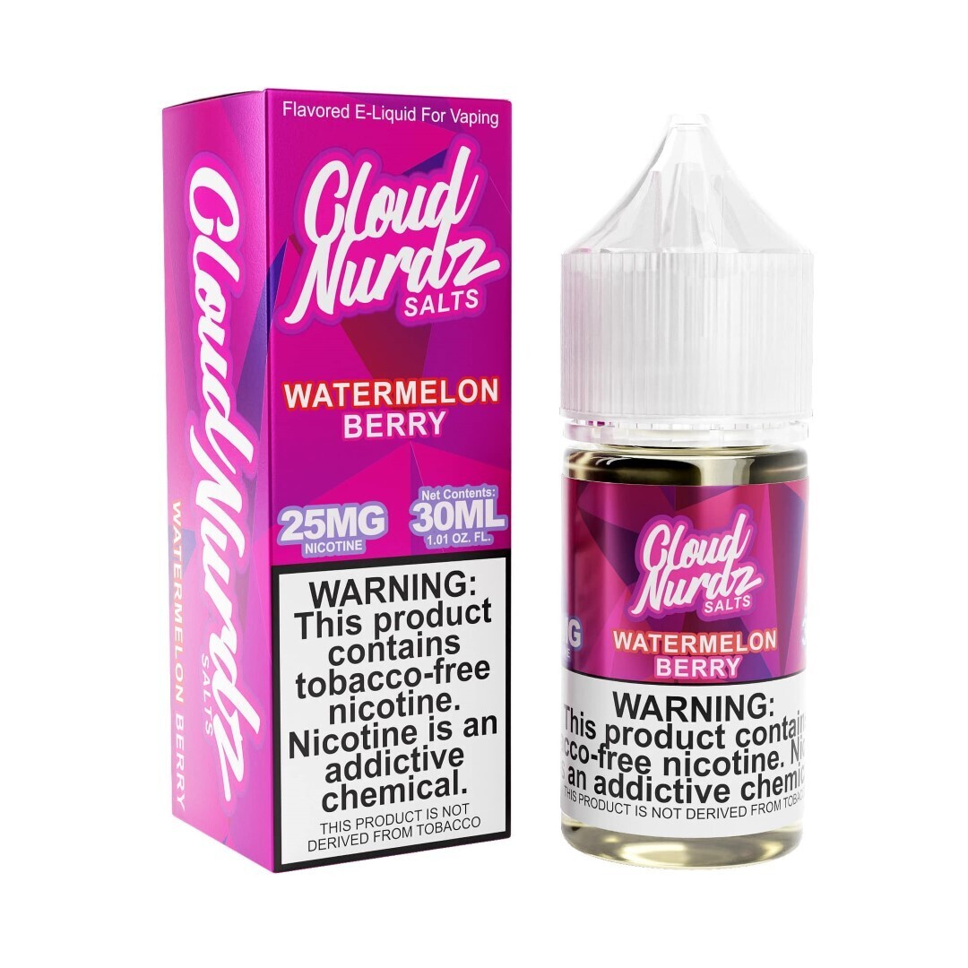 Cloud Nurdz Salts - Watermelon Berry - 30mL